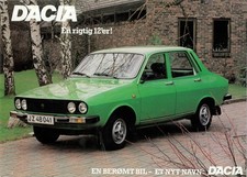 Catalogue prospekt brochure Dacia 1310 = Renault 12 1984 DK / Danemark