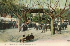 CANNES LOT de 3 cartes avec le Kiosque de Musique 