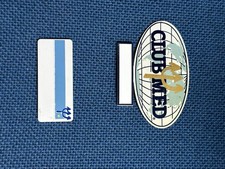 2 VINTAGE CLUB MED BADGE