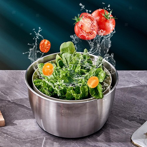 Essoreuse salade acier - à,
