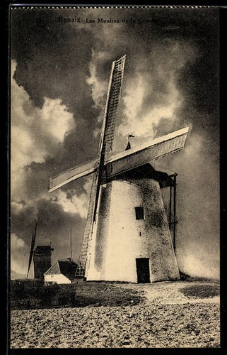 Cpa ronse molens der - de,
