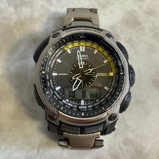 CASIO Protrek PRW-5000T-7JF Men's Watch Analog & Digital Solar Silver