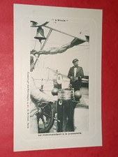 Old postcard boat - L'Etoile - Le Commandant à la passerelle