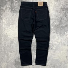 Vintage 80s Levi’s Orange Tab Black Denim Jeans W33 L32 882 series 1985 Mom