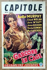 belgian poster BAD BOY, AUDIE