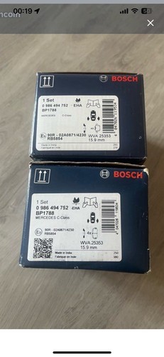 Plaquettes arrières - 2x,