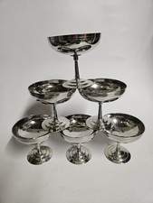 6 coupelles a dessert / glace