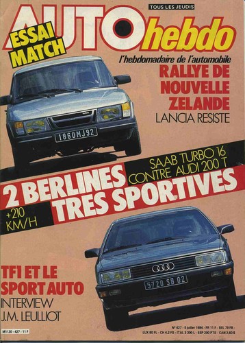 Auto hebdo 427 - auto, du