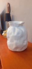Danish Design Signed Broste Copenhagen White Ceramic Vase