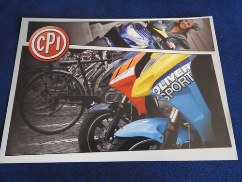 Catalogue depliant cpi scooter - depliant,