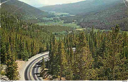 Carte postale etats unis - carte,