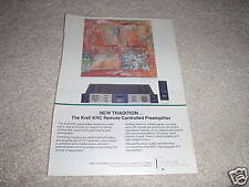 Krell Krc Préamp Publicité