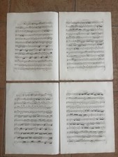 Ancienne Partitions De Musique Onslow George /Trio op 20/violon/Violoncelle