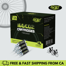 16g CO2 Cartridge For Bike Bicycle Tire Air Inflator Threaded Spozer 12 PACK
