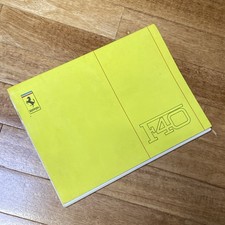 Ferrari F40 Technical Manual (512A/88) 1988