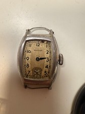 Montre Bracelet Art Déco Westclox Pour Homme Années 1920 1930 Sous-Cadran Argent