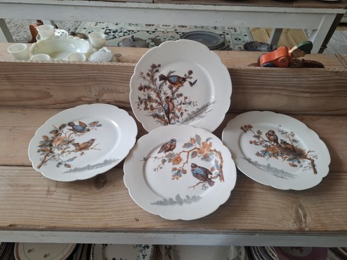 Assiettes porcelaine decor - 4,