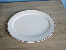 Villeroy and Boch White Gold Trim Oval Dish