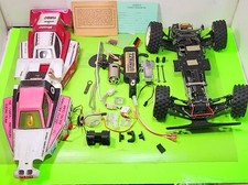 Vintage RC Car Kyosho Turbo Optima With 2 Bodies Full Chain DriveAnd Electronics