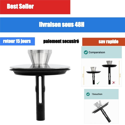 Bouchon bonde lavabo - de,