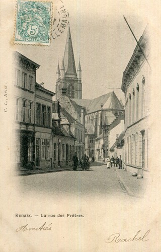 Carte belgique renaix ronse - carte,