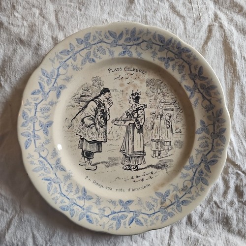Assiette parlante plats - parlante,