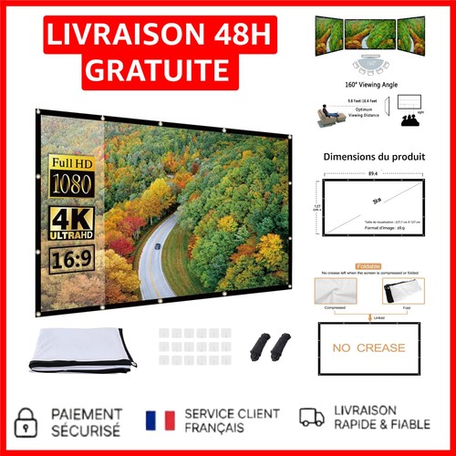 écran projection pliable - projection,