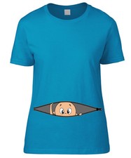 T-SHIRT DONNA VÊTEMENTS DE GROSSESSE bébé LORGNE ZIP VENTRE SHIRT personnalisé