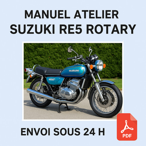 Manuel atelier suzuki re5 - atelier,