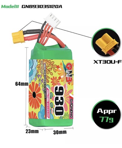Gnb gaoneng 930mah - gaoneng,