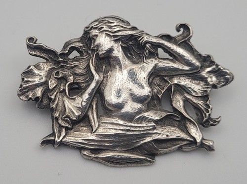 Ancienne broche pendentif art - broche,
