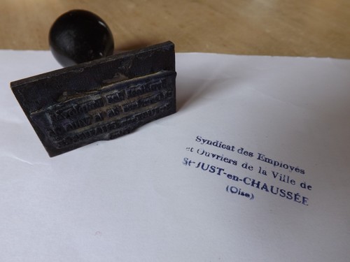 Tampon encreur ancien - , en