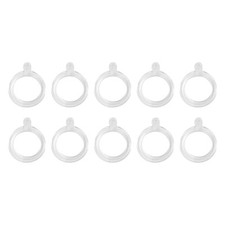 UK 100X Bouillettes Appât Bandes Élastique Blanc Leurre for Carpe Gros Pêche