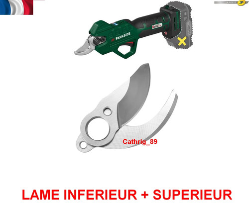 Lame sécateur pour - , coupe