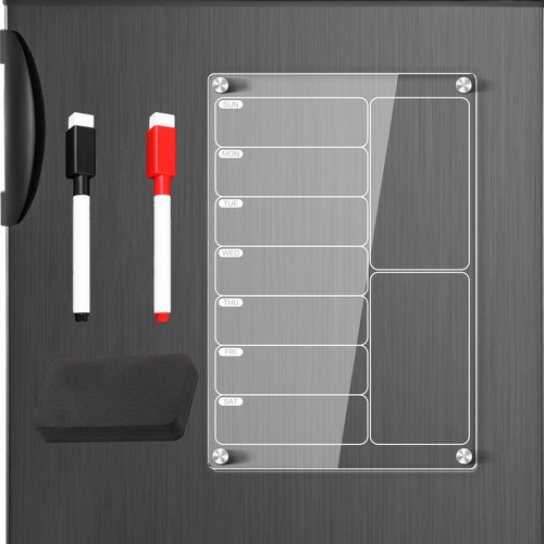 Calendrier hebdomadaire frigo - calendrier,