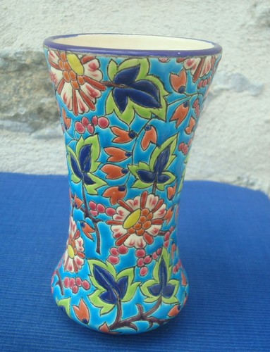 V70 joli vase emaux - joli,