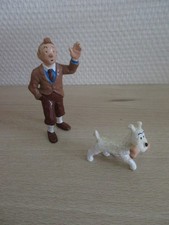 Lot de 2 figurines Tintin et