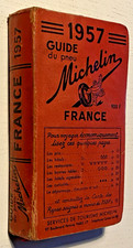 Guide Michelin Rouge 1957  -