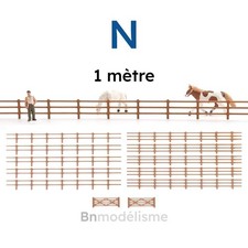 N 1/160 Lot 1m Clôture RANCH Barrières Pâture Agricole Vaches Chevaux 1:160
