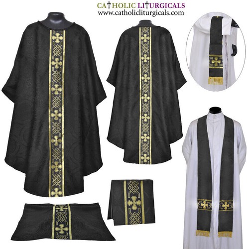 Nouveau chasuble gothique noir - gothique,