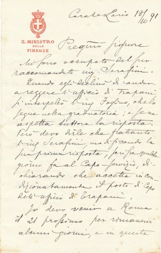 Giuseppe colombo lettre - colombo,