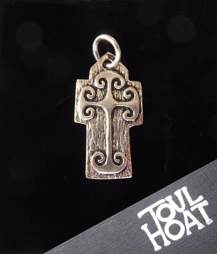 Pendentif croix argent - en,