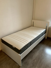 Ensemble lit, matelas, sommier 90 x 200 cm