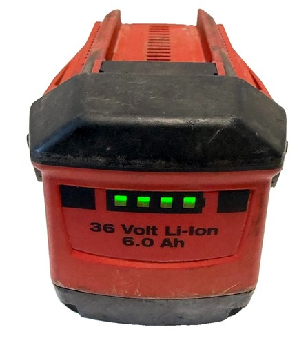 Hilti 36v 6ah ion battery - hilti,