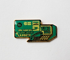 RNT E/ Pin's Video Poste carte bancaire CB La Poste