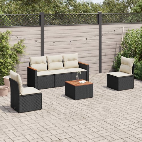 Salon jardin avec coussins - jardin,
