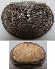 Couvercle tabatière bois de