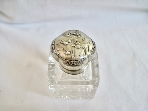 Encrier art nouveau argent - encrier,