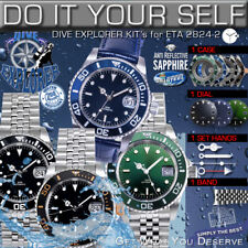 DO IT YOUR SELF KIT SUBMARINE DIVE EXPLORER  fit ETA-2824-2 , SW 200, Ø 40 MM