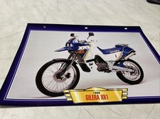 Gilera 125 XR1 1988 fiche carte moto passion collection Atlas